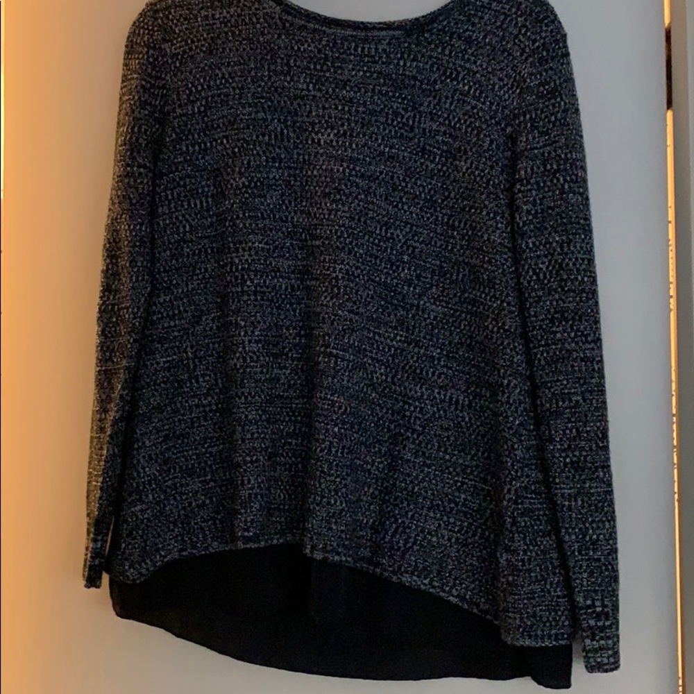 Black and white tweed sweater by Panilli size d